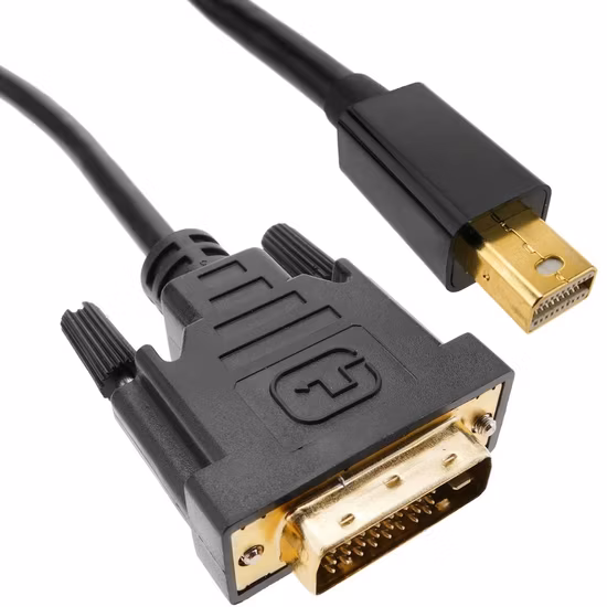 Câble Mini Displayport Mâle vers DVI D Mâle 1,8 m