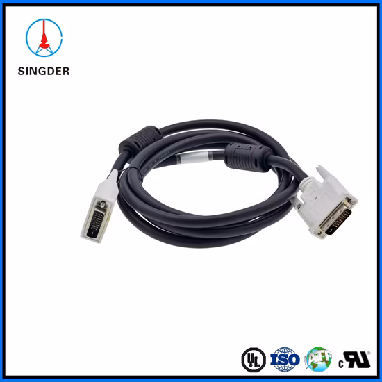 Câble d'ordinateur multimédia DVI VGA personnalisé HDMI 4K haute vitesse pour moniteur